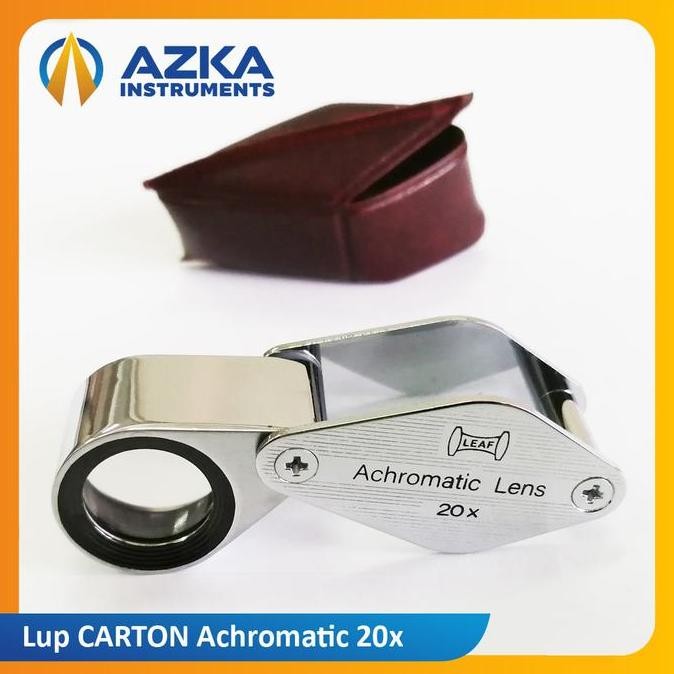 

NEW Kaca Pembesar / Hand Lens / Loupe / Lup Geologi CARTON Achromatic 20x
