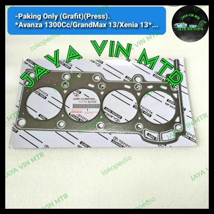 TERBARU PAKING ONLY GASKET CYLINDER HEAD GRAFIT AVANZA XENIA GRANDMAX 1.3 1300 