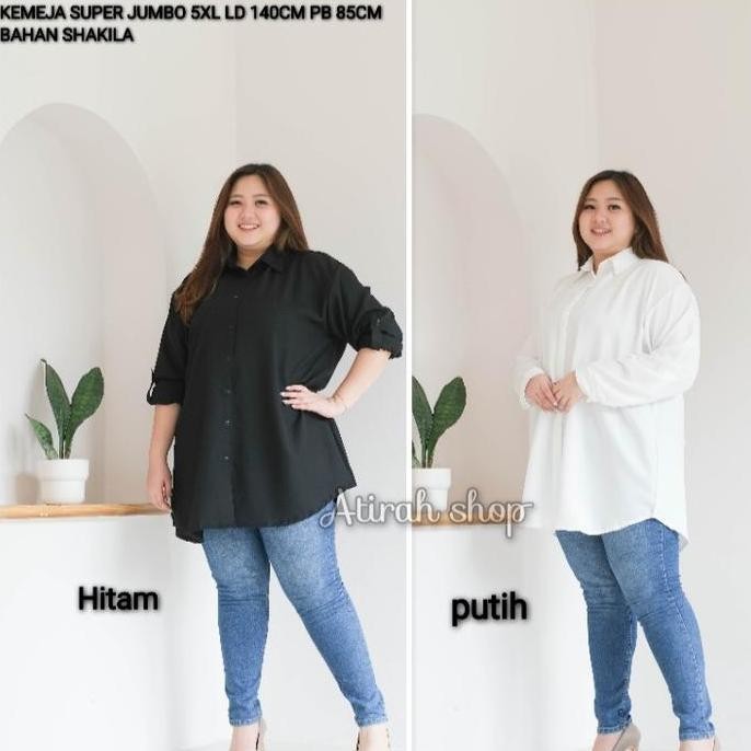 kemeja jumbo wanita Ld130 Ld140