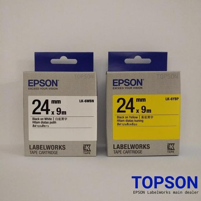

Epson Labelworks 24Mm | 9 Meter | Label Tape Cartridge New Stok