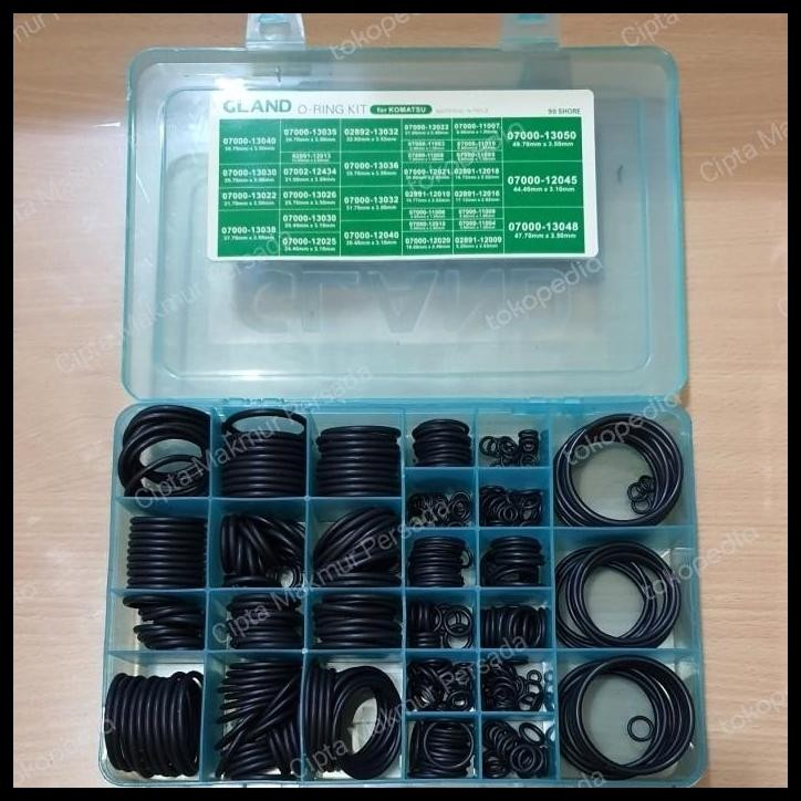 BEST DEAL ORING BOX KOMATSU / ORING SET / KARET RING SET / SEAL SET MOTOR-MOBIL 