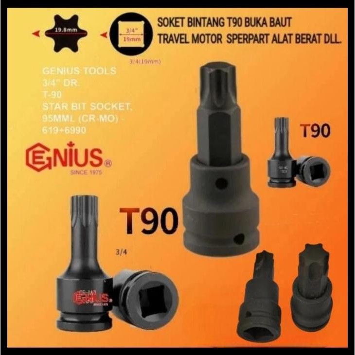 HOT DEAL KUNCI SOK BINTANG T90 KUNCI SOK MOTOR TRAVEL SK200-8 