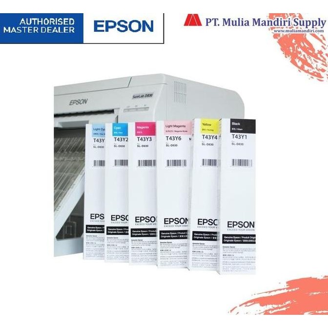 Tinta T43Y Epson Sl-D830 200Ml New Stok