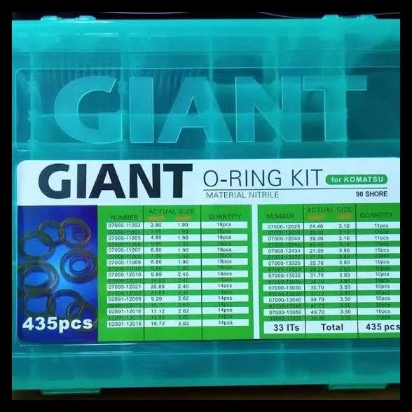 DISKON ORING BOX GIANT KOMATSU / ORING KIT GIANT KOMATSU 