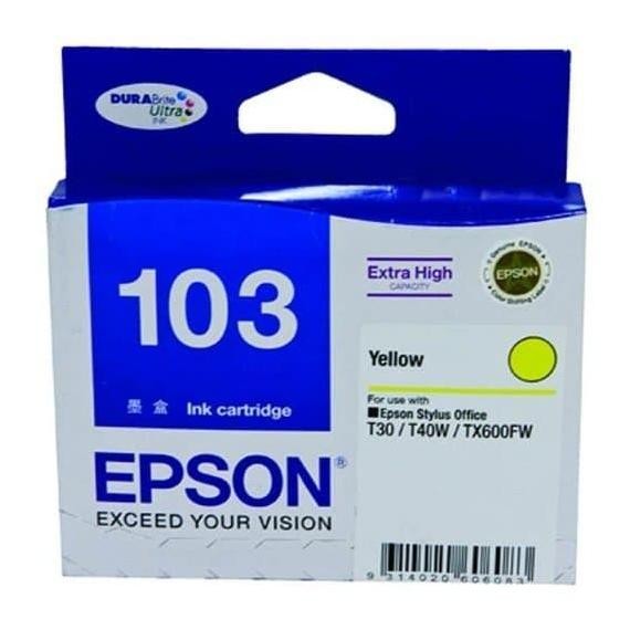 Tinta Cartridge Epson 103 Black+Colour Original For T40W,Tx550W,600Fw New Stok