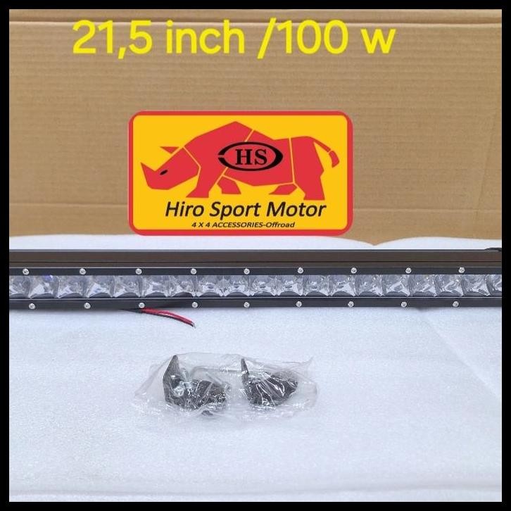 HOT DEAL LAMPU LIGHT BAR LED SINGLE ROW 55 CM 100 WATT 