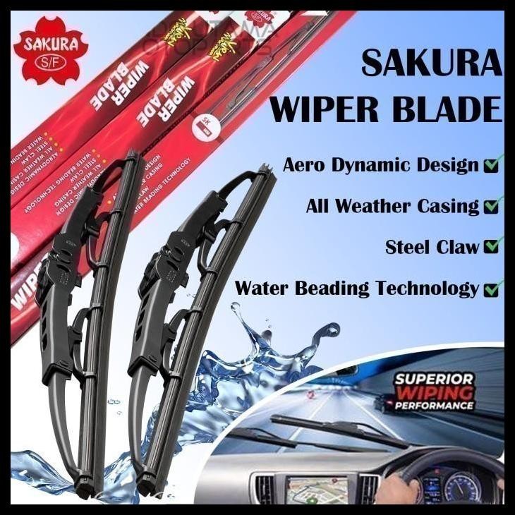 TERMURAH WIPER KACA DEPAN TERIOS WIPER MOBIL SAKURA 