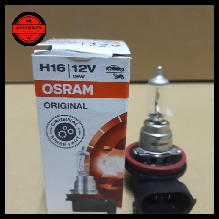 TERMURAH OSRAM H16 12V 19W BOHLAM LAMPU FOGLAMP HEADLAMP 