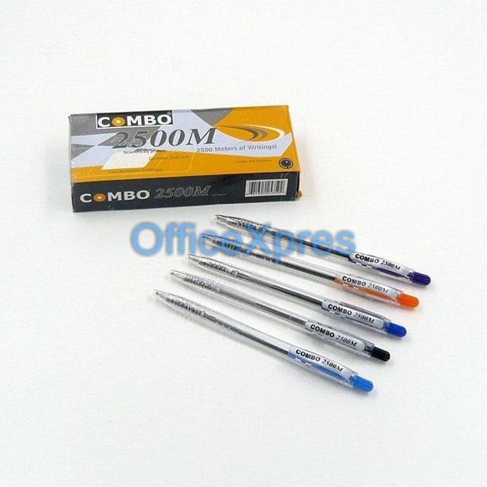 

Combo Pen Plastic 2500 M / Retractable Pen / Pulpen Cetek SM