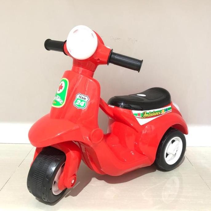 SALE MAINAN ANAK VESPA MINI RIDE ON - SEPEDA SCOOTER MUSIK RODA 3