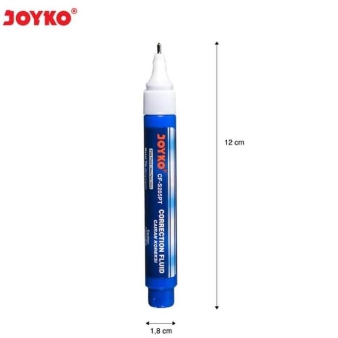 

Tip-Ex JOYKO CF205PT Metal Tip/Correction Pen/Correction Fluid CF-205 Biru Cair JS