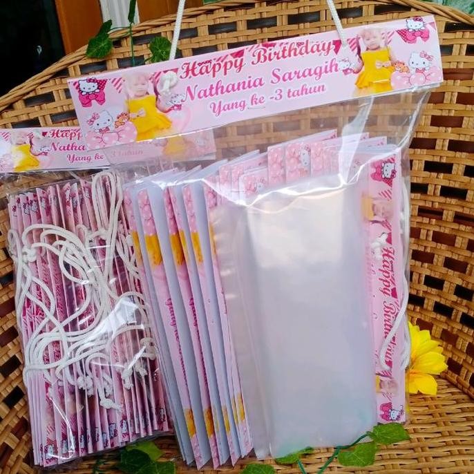 

TAS PLASTIK ULANG TAHUN ANAK 30PCS UK 20X40CM + DESAIN SOUVENIR ULTAH ASLI