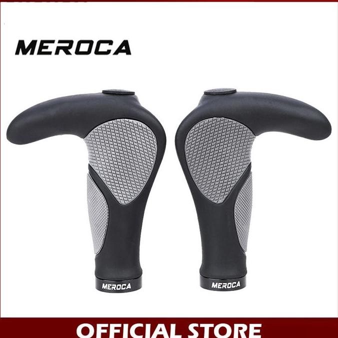 SALE MEROCA HAND GRIP SEPEDA LOCK RING - HANDGRIP MTB TANDUK ERGONOMIS ANTI SLIP