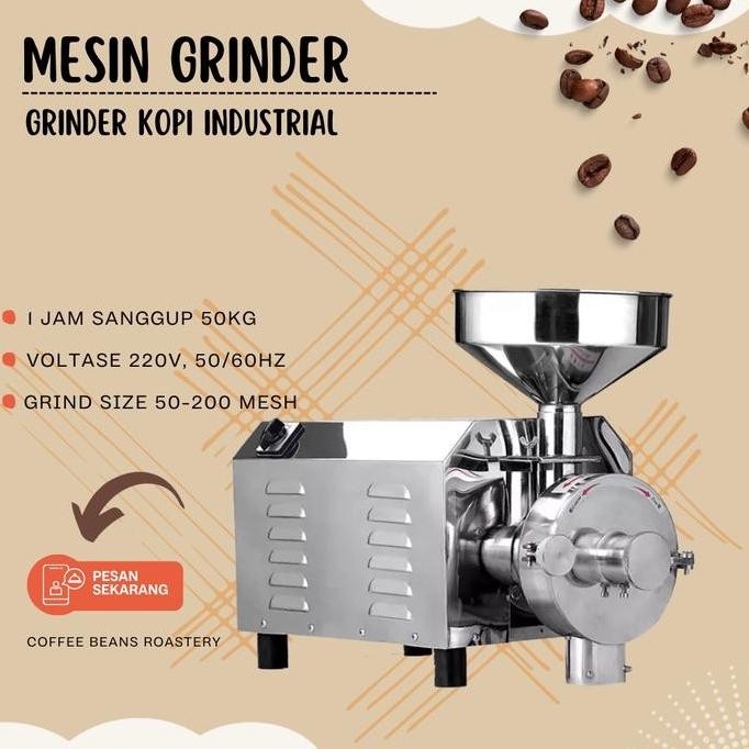 Grinder Kopi Industri Mesin Giling Kopi Biji Otomatis untuk Roastery ps