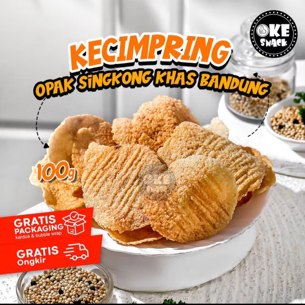 

Kerupuk Cimpring Kecimpring 100g