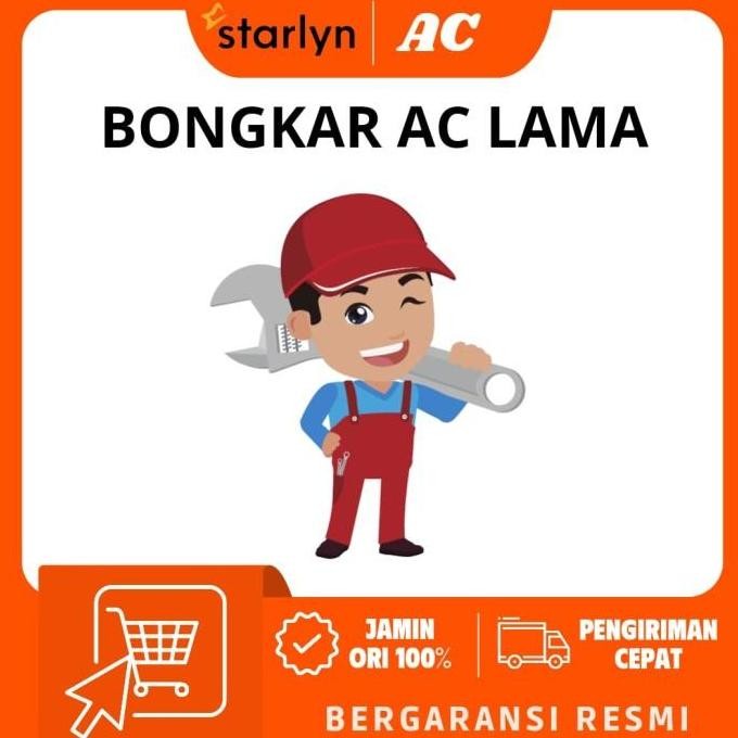 baru jasa bongkar ac lama copot ac split indoor outdoor