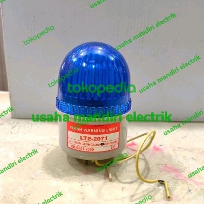 Lampu Flash 2" Warning Light Lte-2071 220Vac Led/Bohlam