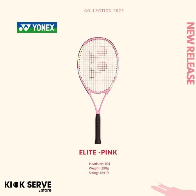 RAKET TENNIS YONEX ELITE - PINK | HEADSIZE 104 | TENIS RACKET ORIGINAL DAN TERPERCAYA