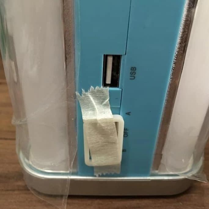 Lampu Emergency Luby L7671 Rechargeable Led Emergency Lamp