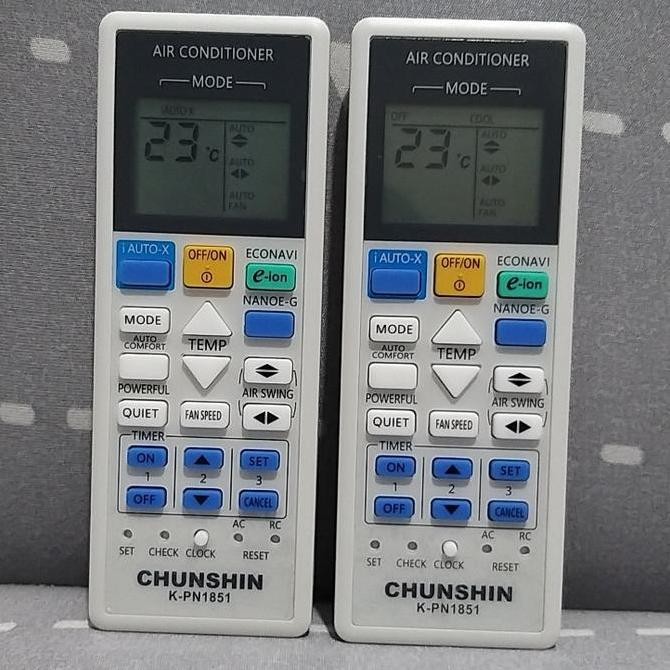 baru remote ac panasonic inverter i auto-x 4543 original