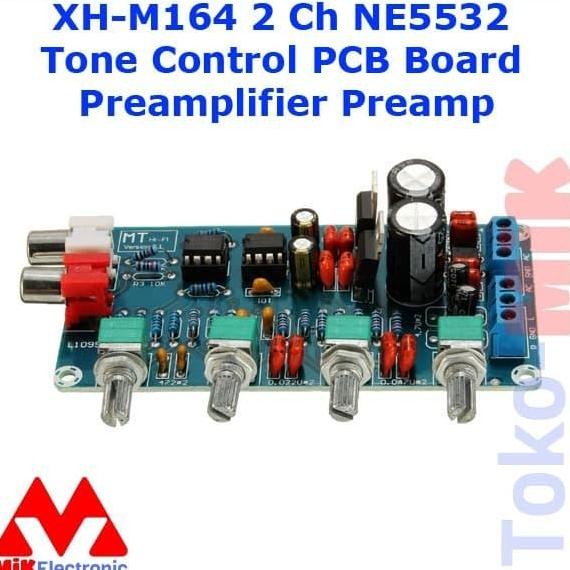 XH-M164 2 Ch NE5532 Tone Control Board Preamplifier Preamp PREMIUM