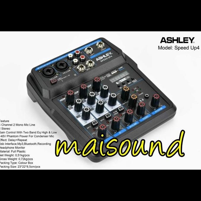 Mixer Audio Ashley Speed Up 4 Original Mixer Ashley Speed Up4 Speedup Terbaik