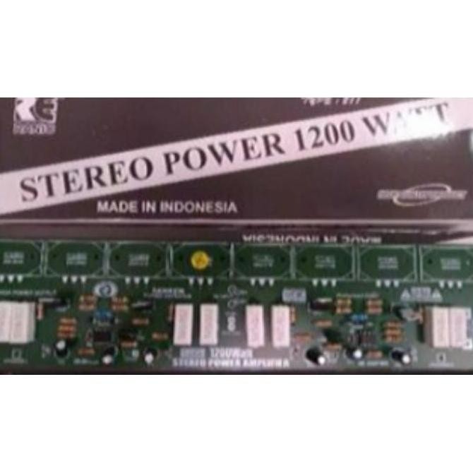 kit power amplifier stereo 1200watt RESTOCK