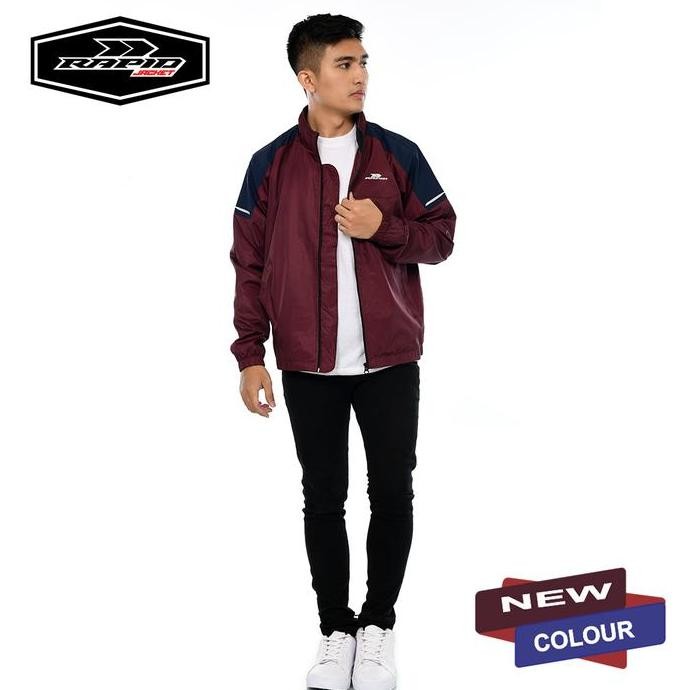 Rapid Fortune Jaket Motor Pria Murah Keren Riding Harian Reflektif