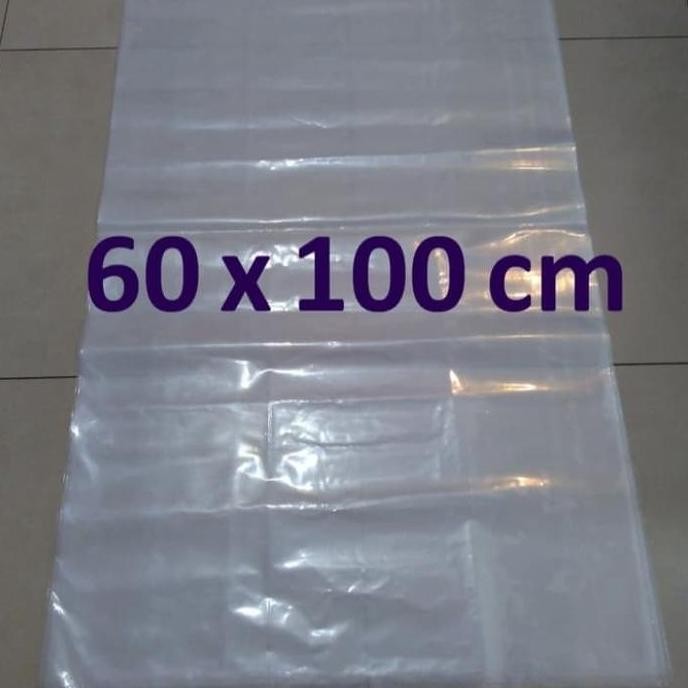 PLASTIK PE TEBAL 60X100CM KANTONG PACKING IKAN ARWANA LENTUR TEBAL ASLI