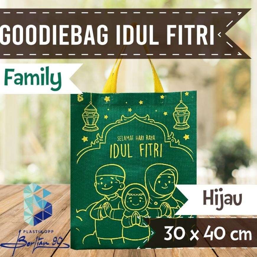 

ht-12 fb-4 ( isi 12 ) Goodie bag lebaran Idul fitri 2025 Uk 30x40x8 termurah Original Murah