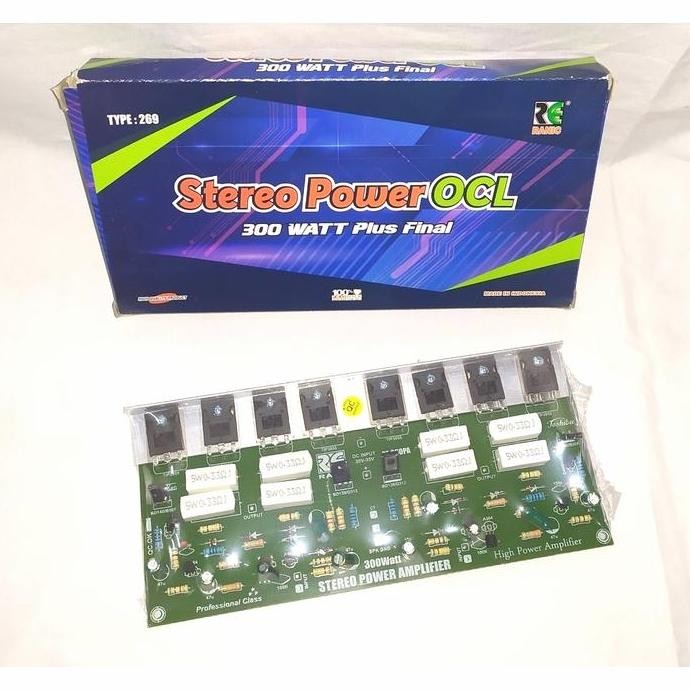 KIT POWER AMPLIFIER OCL 300WATT STEREO KIT STEREO POWER OCL 300WATT READY