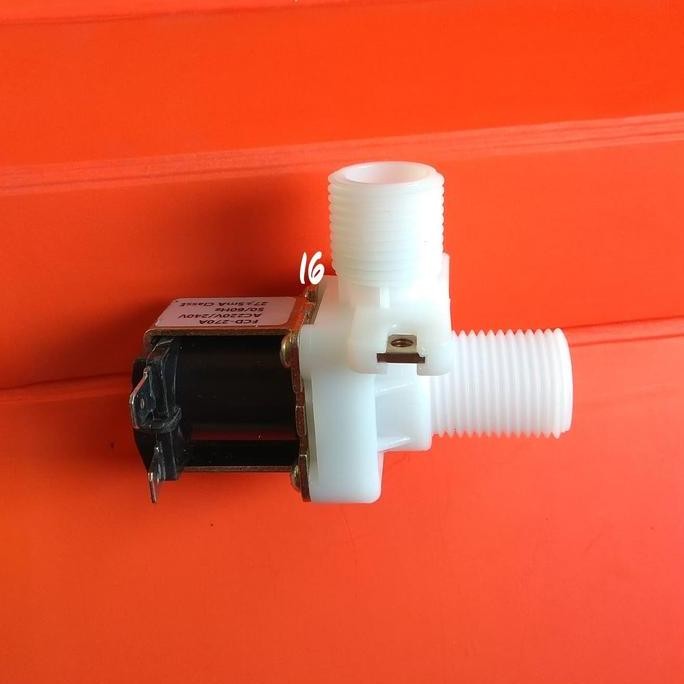 Tersedia Kran Air Elektrik Selenoid Valve Otomatis DC 12V / 220V Rumah / Aquarium