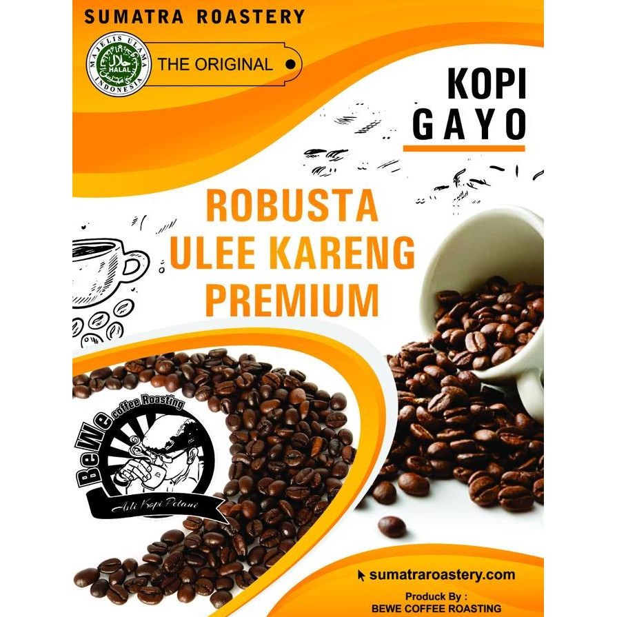 

READY KOPI ROBUSTA ULEE KARENG 250GR - PREMIUM SUMATRA ROAST KOPI GAYO STRONG FLAVOR