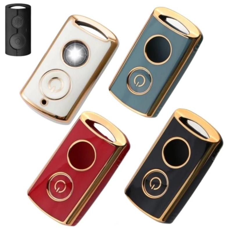 Cover Remote Yamaha Nmax / Aerox / Lexi / Fazzio / Freego / Filano 2023/2024 + Gantungan Kunci / Key