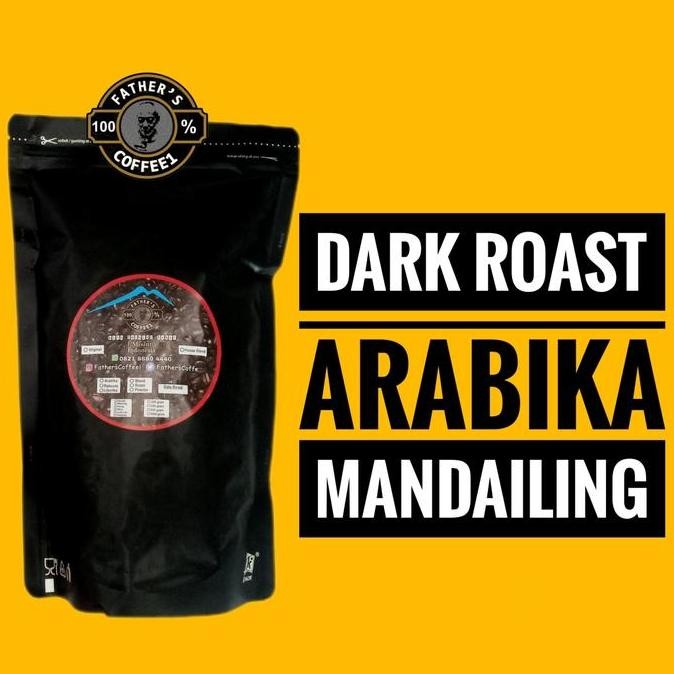 

READY KOPI ARABIKA MANDAILING 100% - BIJI/BUBUK 1KG/500GR/250GR ROASTED STRONG TIDAK ASAM