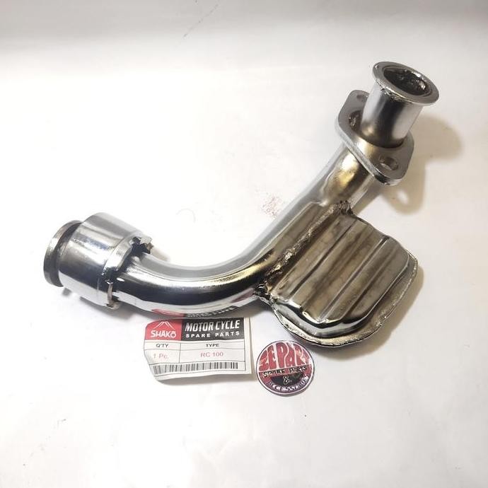 Promo Leher Knalpot Suzuki RC100 Pipa Exhaust Motor RC 100 - Knalpot Motor