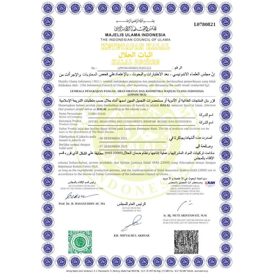 

Bumbu Spekuk Cairo Food - 1 Kg TI