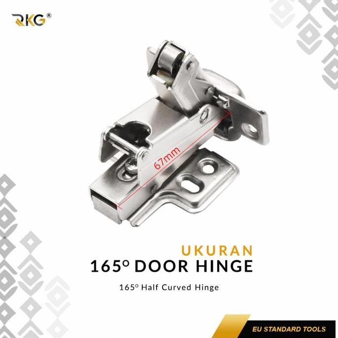 Rkg Engsel Sendok Buaya Pintu Sudut Lemari 165 Derajat