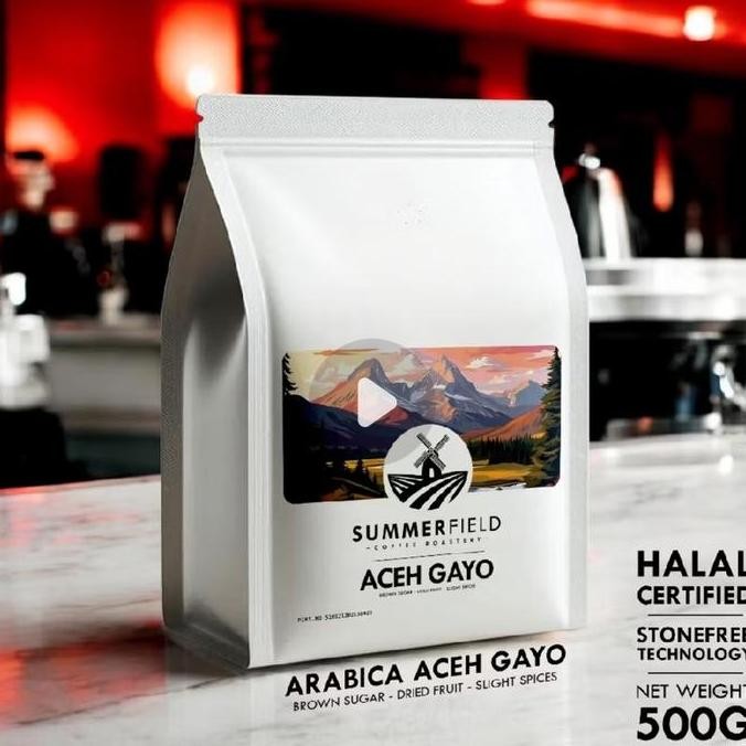 

READY KOPI ARABIKA ACEH GAYO 500G - SUMMERFIELD PREMIUM SINGLE ORIGIN
