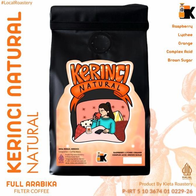 

READY KOPI ARABIKA KERINCI NATURAL PROCESS SPECIALTY GRADE 200GR
