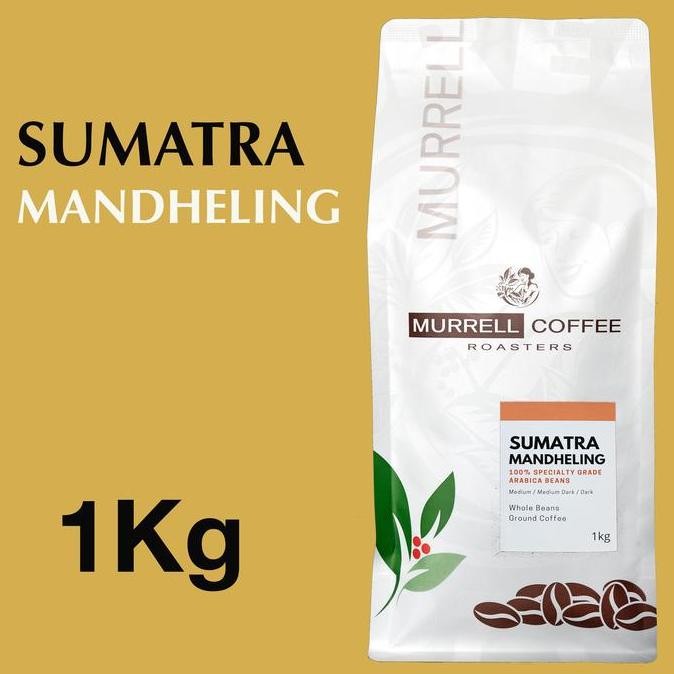 

READY KOPI ARABIKA SUMATRA MANDHELING 1KG | BIJI & BUBUK SPECIALTY PREMIUM MURRELL