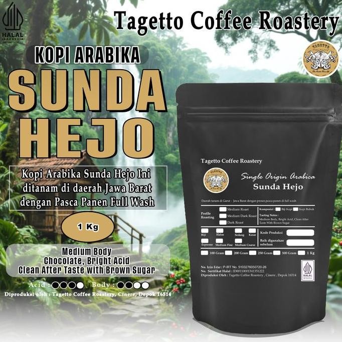 

READY KOPI ARABIKA SUNDA HEJO 1KG - BIJI BUBUK ARABICA PREANGER TAGETTO COFFEE