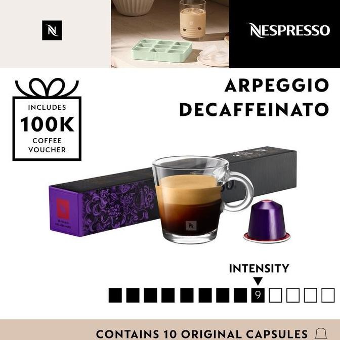 

READY KOPI KAPSUL NESPRESSO FIRENZE ARPEGGIO DECAF | ISPIRAZIONE COFFEE POD