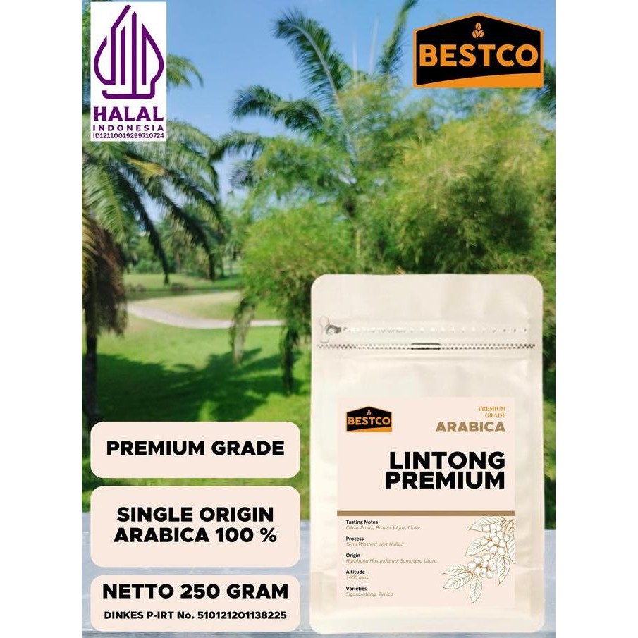 

READY KOPI LINTONG ARABIKA BESTCO 250GR - BIJI KOPI PREMIUM SPECIALTY ROAST