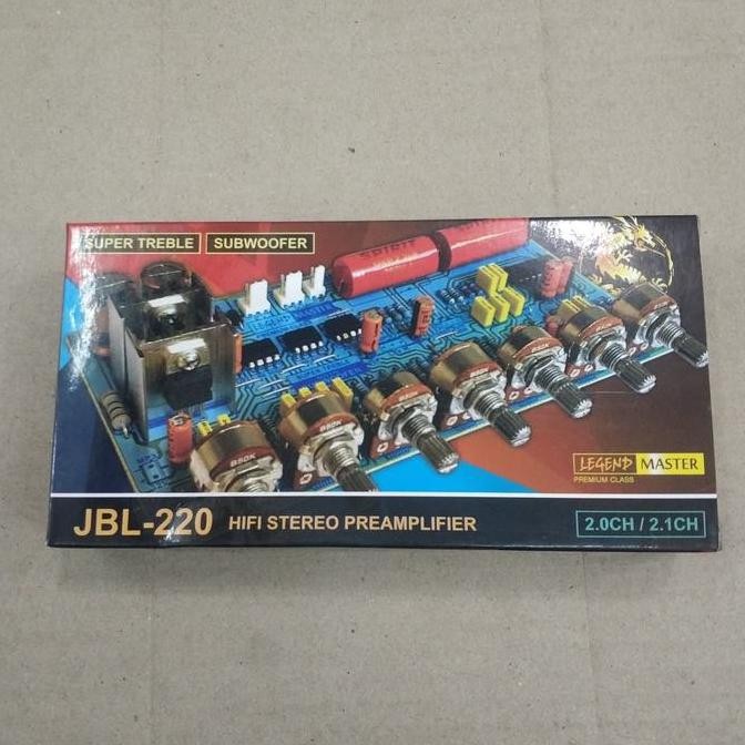 Kit HIFI Stereo Tone Control Super Treble+subwoofer JBL-220 TERBATAS