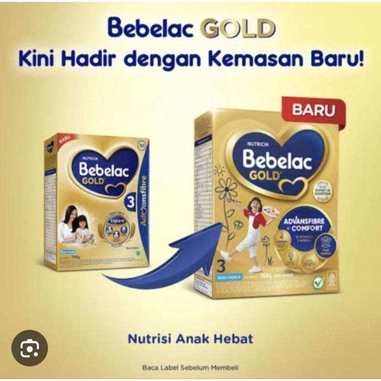 

New! bebelac gold 3 700g vanila/madu ~