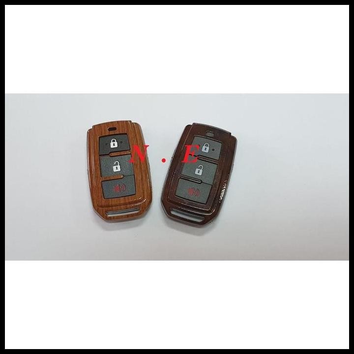 TERBARU CASING COVER REMOTE KUNCI AVANZA MOTIF KAYU 