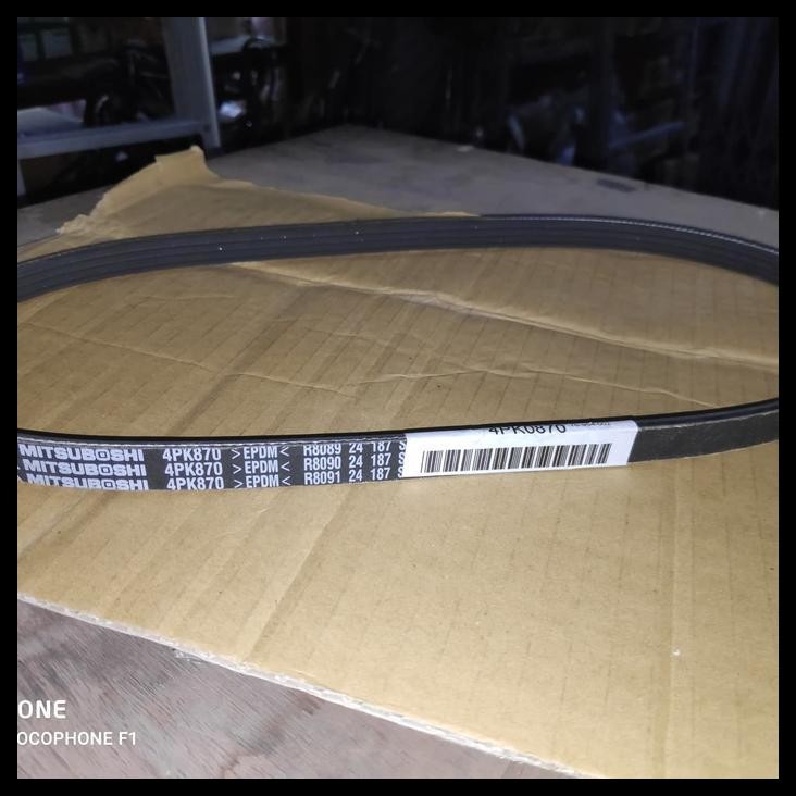 GRATIS ONGKIR MITSUBOSHI FAN BELT 4PK870 EPDM TALI KIPAS FANBELT 4PK 870 