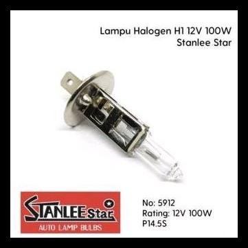 BEST DEAL STANLEE (5912) H1/H 1 12V-100W BOHLAM LAMPU FOG LAMP/FOGLAMP HALOGEN H1 12V-100W 