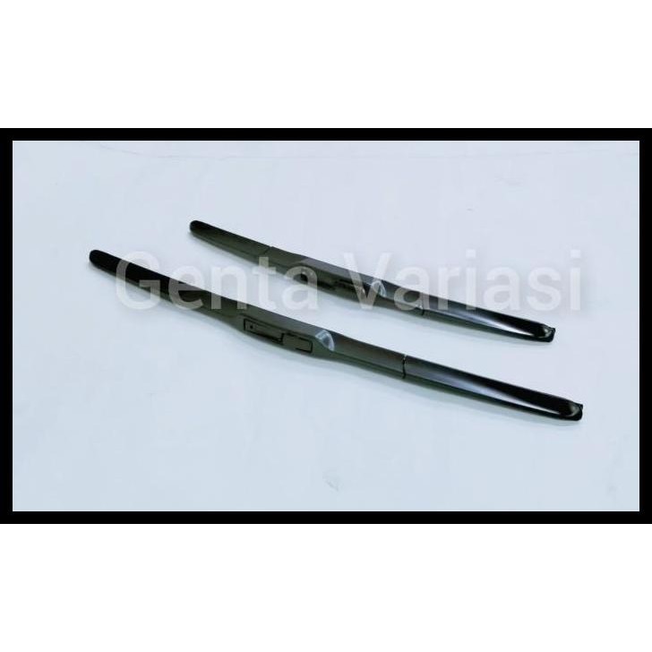 DISKON PAKET WIPER MOBIL TOYOTA INNOVA 2012 - 2015 MODEL FRAMELESS RARE 